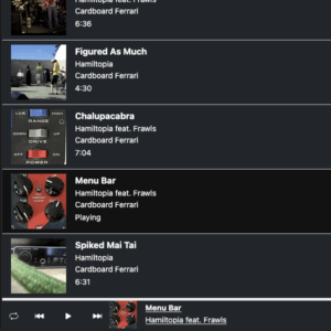 Fixed Bottom Audio Player